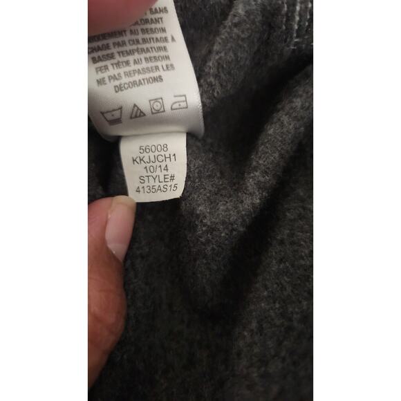 Aeropostale Women's Gray Logo Drawstring Joggers/Sweatpants Large Sequined Logo - Picture 9 of 12